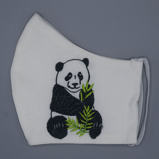 Panda Ivory Face Mask