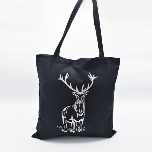 Stag Embroidered Tote bag